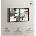 thumbnail image 2 of Silent Radiance Duo Shadowbox Print Blue Wall Decor by Art Remedy, Black Frame, 24 x 36, 2 of 6