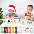 thumbnail image 1 of Hot6sl Liquidación de Ahorros de Verano Kit de Tejido de Gnomo Navideño con Instrucciones 1 Juego de Tejido de Papá Noel Diy Suministros para Hacer Gnomos de Papá Noel, 1 of 7