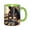 Green, variant on Navy Vintage Coffee Mug Fun Custom Ceramic Mugs 11oz Black