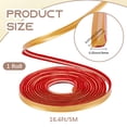 thumbnail image 2 of 5ms PVC Self-Adhesive Flexible Molding Trim Ceiling Molding Wall Trim for Furniture Door Wardrobe Home Decor Imitation Gesso Lines Gold 12mm, 2 of 5