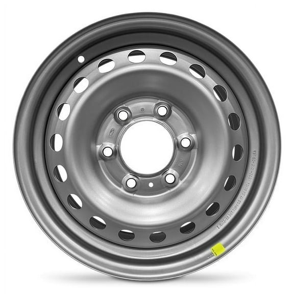 New OEM Surplus Wheel 16x7 in for 2021-2024 Ford Bronco Painted Silver 16 inch Steel Rim