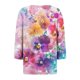 thumbnail image 4 of Fiudx Ofertas Flash Artículos En Oferta Blusa de Manga 3/4 Corta Estampada a La Moda para Mujer, Blusa Informal con Cuello Redondo, 4 of 5