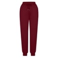 thumbnail image 3 of Viadha Linen Pants Men's Casual Trousers and Trousers Plus Velvet Thick Solid Color Large Size Running Fitness Sports Pants, 3 of 5