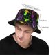 thumbnail image 3 of Psychedelic Magic Glowing Mushroom Bucket Hat For Women Men Sun Hats Beach Fishing Cap Unisex Travel Outdoor Cap, 3 of 5