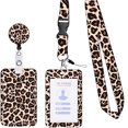 thumbnail image 1 of ID Badge Holder with Lanyard and Retractable Badge Reel Clip,, 1 of 7
