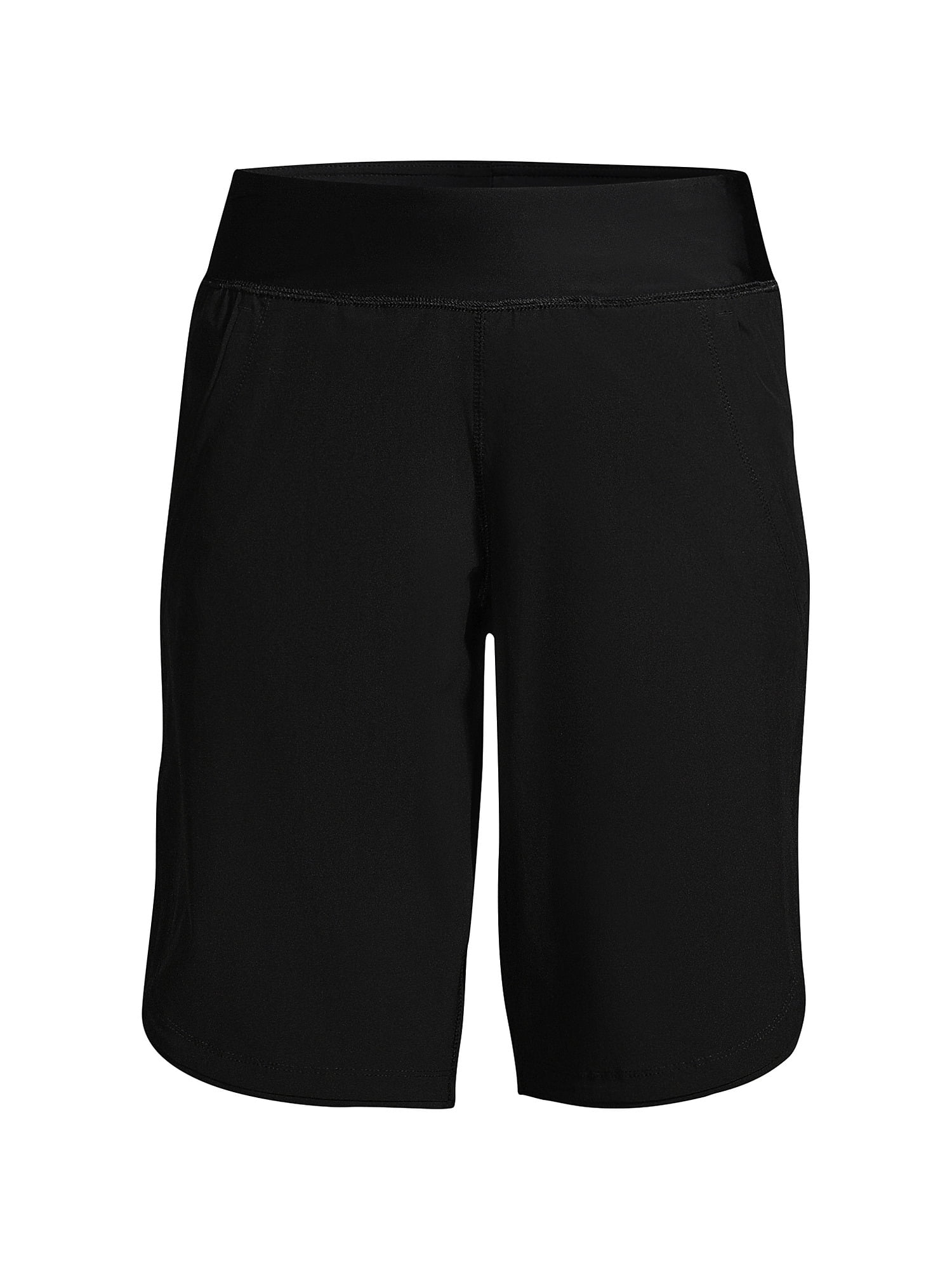 Lands' End Women's 11" Quick Dry Elastic Waist Modest Board Shorts Swim