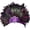 purple, variant on vlrwzc Show Headpiece with Feathers and Sequins, Black, Rio Dancer, Headpiece, Accessory, Theme Party, Carnival