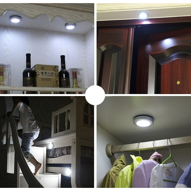 Battery powered motion sensor lights LED closet lights wireless