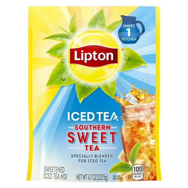 Lipton Sweetened Iced Tea Mix Southern Sweet, 2 qt