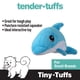 thumbnail image 2 of Juguete para Perro Snuggle Puppy Tender-Tuffs Delfín de Peluche Pequeño, 2 of 6