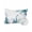 Blue, variant on 1 Pack Outdoor Pillows Waterproof, Blue Marble Stone Indoor/Outdoor Throw Pillows with Inserts, White Ink Splash Farm Marble Abstract Decorative Pillow for Patio Furniture Chairs Couch