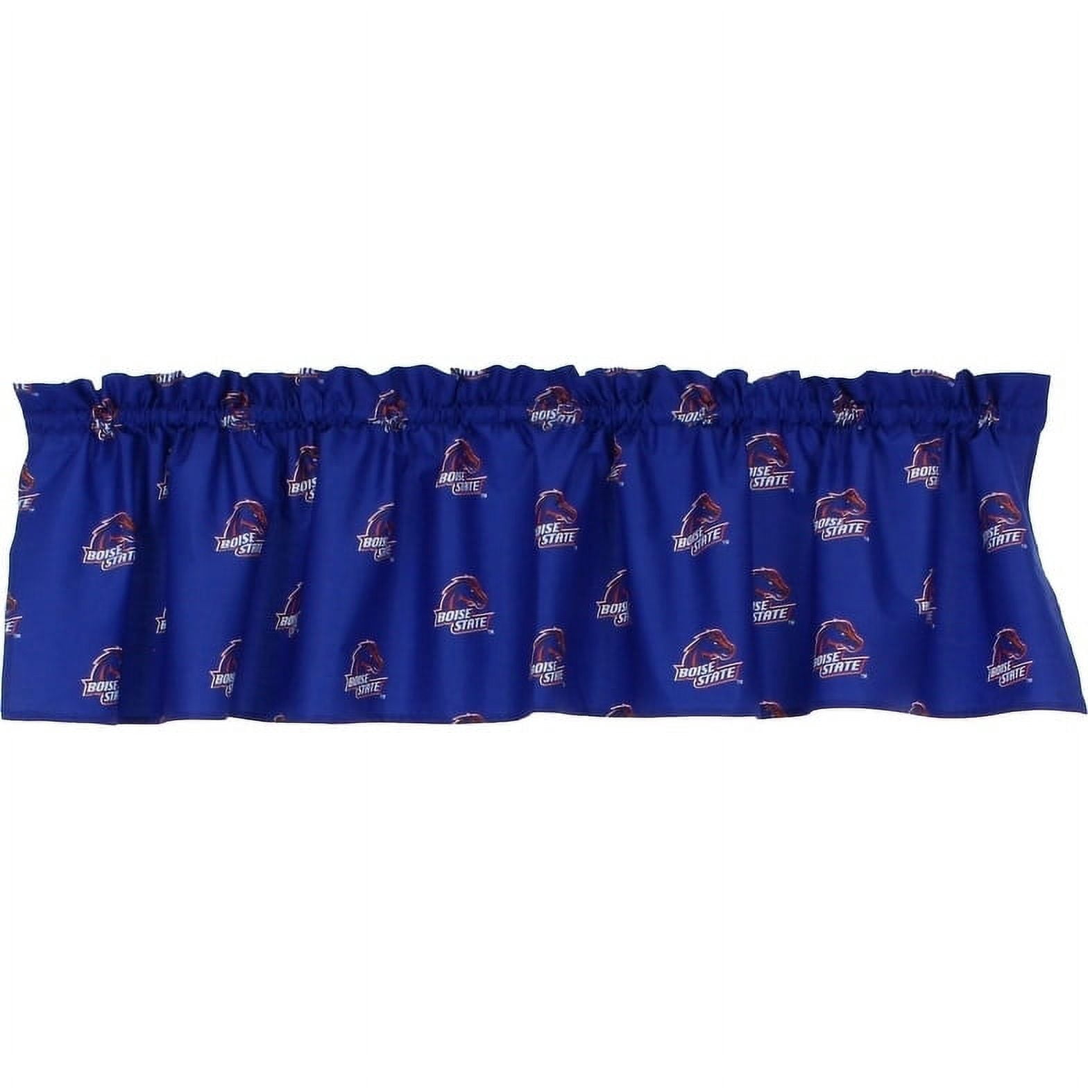 Boise State Broncos 100% Cotton, 84" x 15" Curtain Valance, 1 Panel