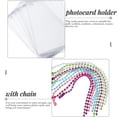 thumbnail image 4 of 10Sets Card Sleeve Chain Transparent Plastic for Doctors 3.9X2.8X0.04in, 4 of 9