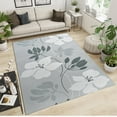 thumbnail image 2 of Floral Print Area Carpet, Light Luxury Washable SOFT, Non-Slip for Living Room Bedroom Dorm Dining Room 2x3ft, 2 of 7
