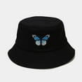 thumbnail image 2 of Beugl Bucket Hat, Women's Butterfly Print Visor Hat Bucket Hat Basin Going out Bucket Hat Beach Hat, Sun Hats for Women Black One size, 2 of 2