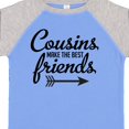 thumbnail image 3 of Inktastic Cousins Make the Best Friends with Arrow Gift Toddler Boy or Toddler Girl T-Shirt, 3 of 4