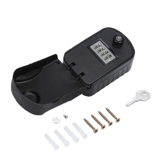 Key Lock Box with 4 Digit Combination Spare Key Sturdy Key Safe Box ,Widely Used