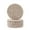 Beige, variant on Cterwk 6 Pcs Drink Coasters,Cotton Woven Coaster Set for Home Decor Tabletop Protection Suitable for Kinds of Cup,4.1 inch