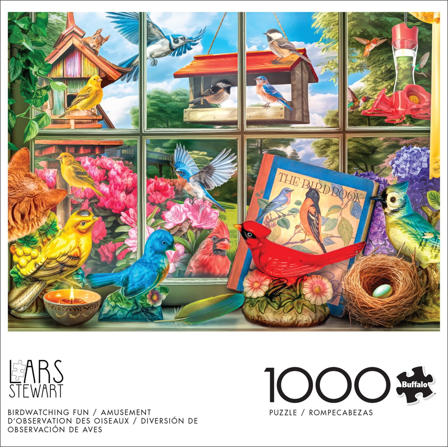 Buffalo Games 1000-Piece Birdwatching Fun Interlocking Jigsaw Puzzle for Adults Ages 14+