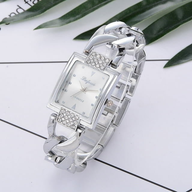 On Sale! Mothers Day Gift for Grilfriend Womens Watches Vente chau Mo Femmes Montres Femmes Bracelet Montre Watch D,Silver Buy 2 Save 10%