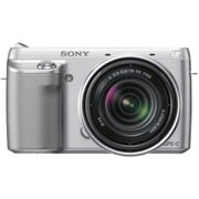 Sony alpha NEX-F3K 16.2 Megapixel Mirrorless Camera with Lens, 0.71", 2.17", Silver