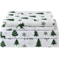 thumbnail image 1 of Twin Size Sheet Set Paisley Printed Bed Sheets for Single Bed Piece Microfiber Fitted Sheet with ” Deep Pocket & Straps Patterned Bedding Sheets & Pillowcase Set, 1 of 9