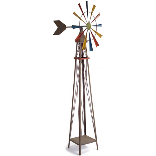 Melrose International Rustic Farm Windmill by Melrose