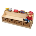 thumbnail image 2 of Childcraft Toddler Rest-and-Read Storage Bench without Baskets, 49 x 17-3/4 x 17 Inches, 2 of 3