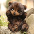 thumbnail image 3 of Purely Handmade Plush Baby Bears - Cute Bear Stuffed Animals, Lifelike Classic Teddy Bear, Premium Stuffed Animal-SDR, 3 of 5