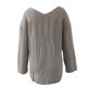 thumbnail image 4 of Gibobby Suéter de invierno para mujer, Suéter de Mujer, Suéter de Mujer con Cuello en V Transpirable con Estampado de Leopardo para Uso Diario(Gris,XG), 4 of 5