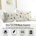 thumbnail image 3 of Long Body Pillow Cover – Soft & Breathable, Hidden Zipper, 20"x54", Cute Cat & Paw Print – Perfect Gift for Cat Lovers, Side Sleepers, Pregnancy Support, Pet-Themed Decor, 3 of 7