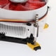 thumbnail image 5 of Enfriador de CPU 12cm Sunnimix Radiador de ventilador refrigerado LGA 775/1150/1151/1155/1156 Rojo, 5 of 8