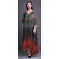 thumbnail image 4 of Phagun Tribal Feather Beach Kaftan Bikini Cover up Womens Maxi Dress Long Caftan-4X-5X, 4 of 5