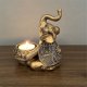 thumbnail image 5 of Candelabros de animales B-blanco, escultura de elefante, candelero para luz de té, candelabro pequeño Deco Ho, 5 of 5