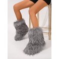 thumbnail image 4 of Women's Fashionable Long Warm Comfortable Plush Boots, 4 of 4