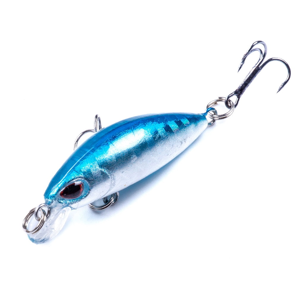 HENGJIA Fishing Lures Swimbait Sinking Minnow Lure Saltwater Jerkbait Lure 6Pcs/kit, 0.07oz/1.57in