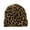Khaki, variant on Beanie Hat in Animal Print for Men & Women, 100% Acrylic Hat, Cuffed Skull Knit Cap, Warm Love Your Melon Beanies