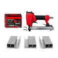 thumbnail image 1 of Air Nail Gun Furniture Pneumatic Nailer Construction Stapler Upholstery Tacker Tools With Staples, 1 of 7