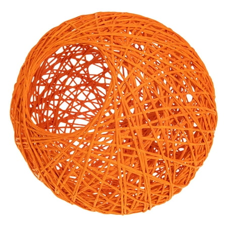 

NUOLUX Lamp Shades Lampshade Rattan Woven Shade Cover Pendant Ball Ceiling Chandelier Wall Globe Vintage Small Table Clip