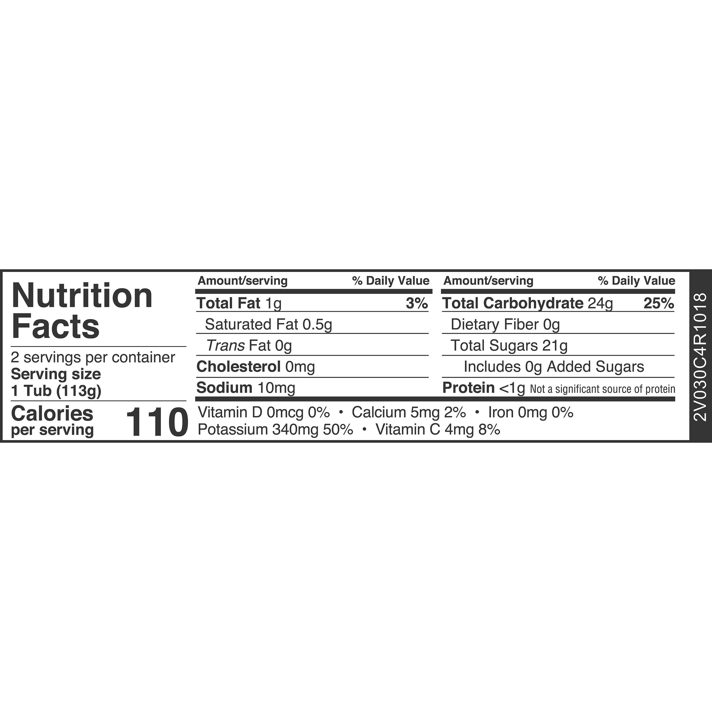 (Pack of 20) Pic Select Fresh Baby Food, 2nd Stage, Banana, 4 oz tubs