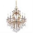 thumbnail image 2 of Maria Theresa 6 Light Spectra Crystal Gold Chandelier by Crystorama 4435-GD-CL-SAQ in Gold Finish, 2 of 2