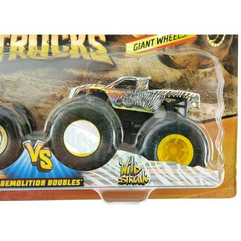Hot Wheels Monster Trucks 1:64 Scale Demolition Doubles Buns of Steel vs  All Fried Up, 1 - Gerbes Super Markets