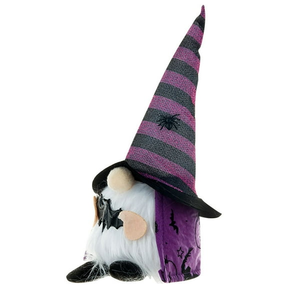 Vikakiooze 2023 Halloween Decorations Halloween Glowing Gnome Ornament Doll Short Legs Faceless Big Doll Rudolph Valentine's Day Decorations Home Living Room Window Props