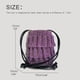 thumbnail image 4 of Bolso de noche para mujer, bolsos de diseñador de lujo, novedad de 2023, en PU, PVC, arrugado, brillante, imitación de diamantes, cadena, bolsos de hombro tipo cubo, 4 of 5