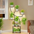 thumbnail image 5 of Plant Stand Indoor with Grow Light, 47" Corner Plant Stand for Indoor Plants, 7 Tiered Tall Plant Shelf Indoor Flower Stand Plant Rack, 5 of 5