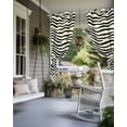 thumbnail image 4 of nqOlkjepod Outdoor Curtains for Patio Waterproof, Beige Black Stripe Outdoor Privacy Panels Grommet, Modern Abstract Art Lines Wave Blackout Outside Curtains for Porch/Cabana 54"x84", 2 Panels, 4 of 8