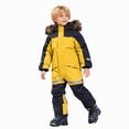 thumbnail image 3 of Gubotare Toddler Snow Suit Boy Baby Winter Snowsuit Toddler One Piece Insulated Hooded Jumpsuit Waterproof Windproof Winter Warm Overalls Snowboard Suits 4T 5T (Yellow,4-5 Years), 3 of 9
