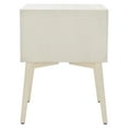 thumbnail image 3 of SAFAVIEH Scully 2 Drawer Nightstand, White Washed/Antique Gold, 3 of 14