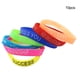 thumbnail image 3 of Paquete de 10 pulseras de silicona Minnieouse multicolor decoración de fitness, 3 of 6