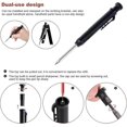 thumbnail image 2 of Multi-function Scribing Tool, Construction Scriber Marking Tool, Woodworking Scribers Gauge Scriber Line Maker ,(Black), 2 of 5